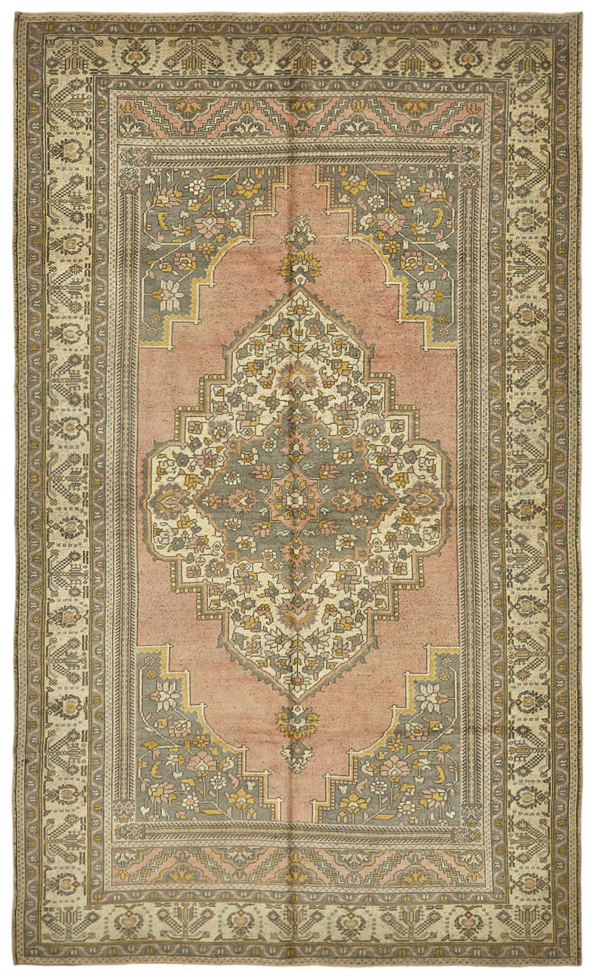 7x11 Beige Handmade Oriental Rug - 50002