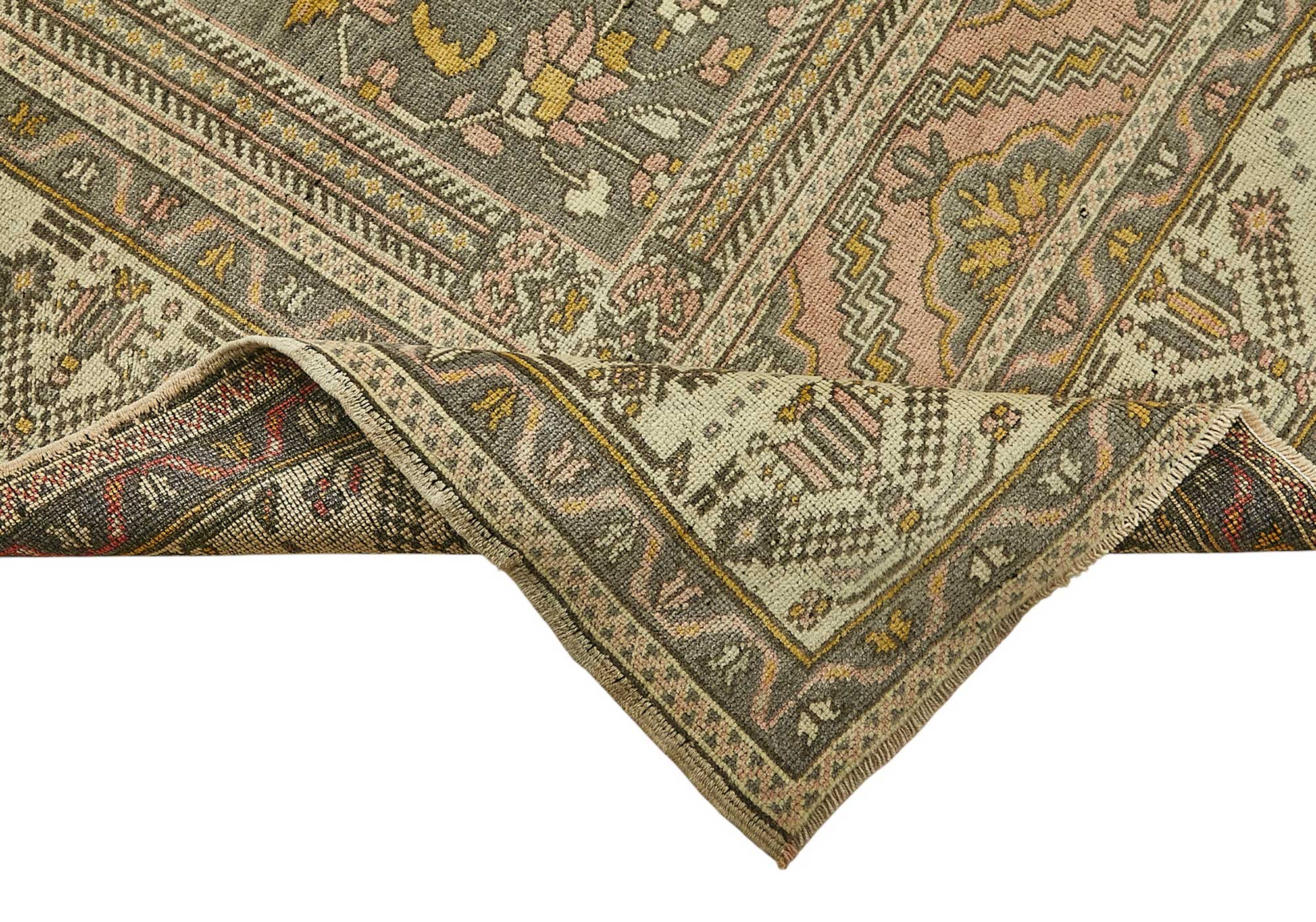 7x11 Beige Handmade Oriental Rug - 50002