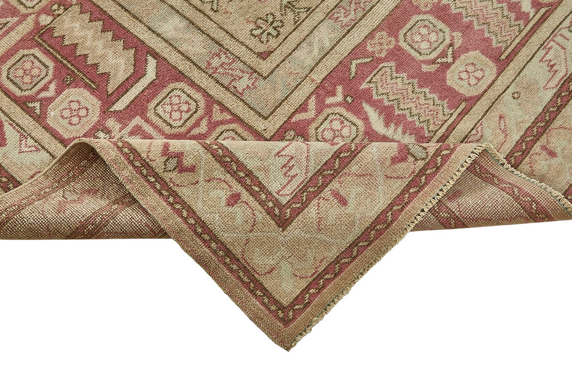 7x11 Beige Handmade Oriental Rug - 50003