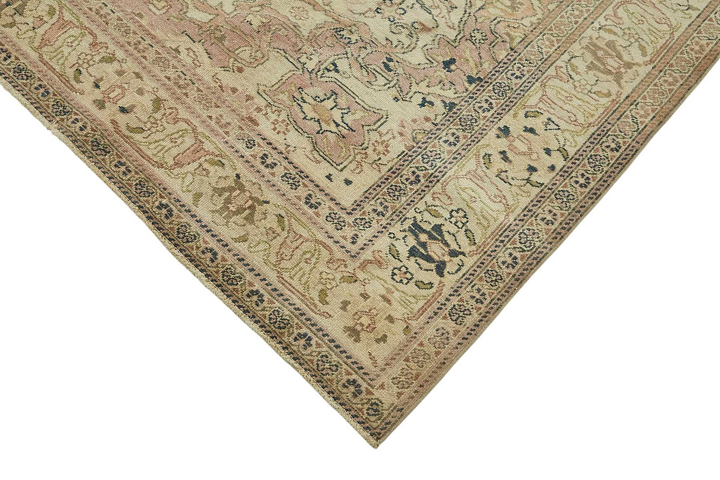 6x9 Beige Handmade Oriental Rug - 50005