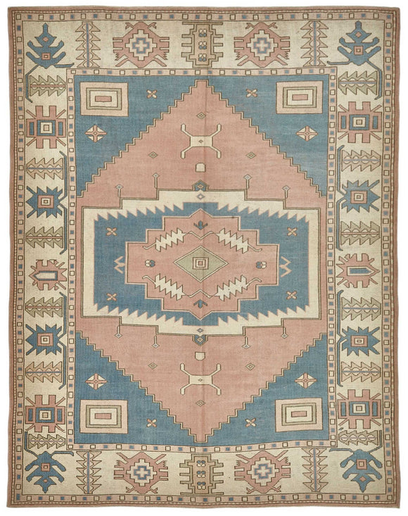7x10 Beige Handmade Oriental Rug - 50006