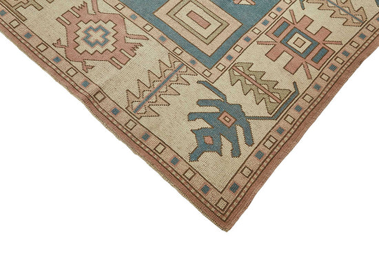 7x10 Beige Handmade Oriental Rug - 50006