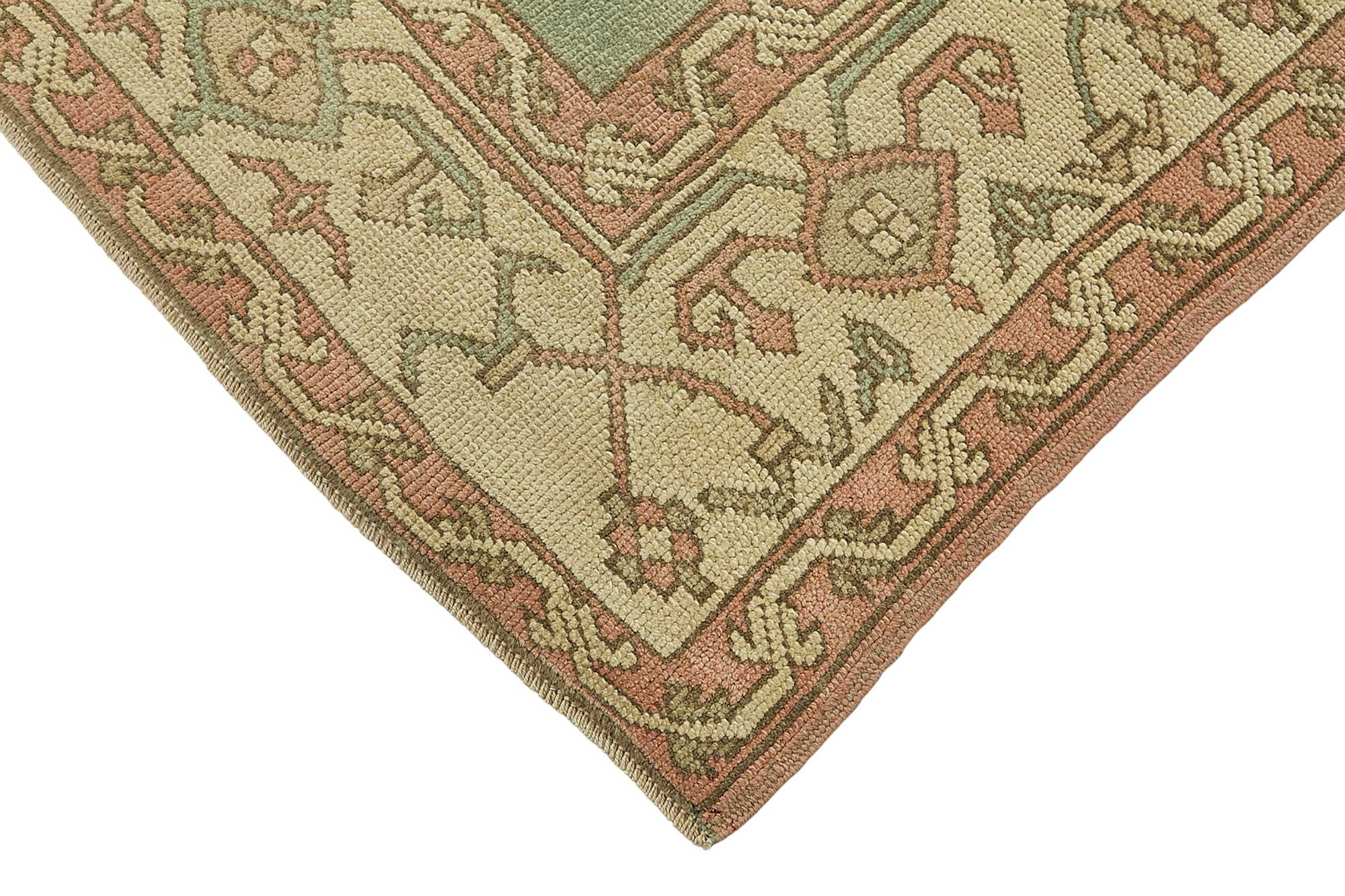 5x8 Beige Handmade Oriental Rug - 50008
