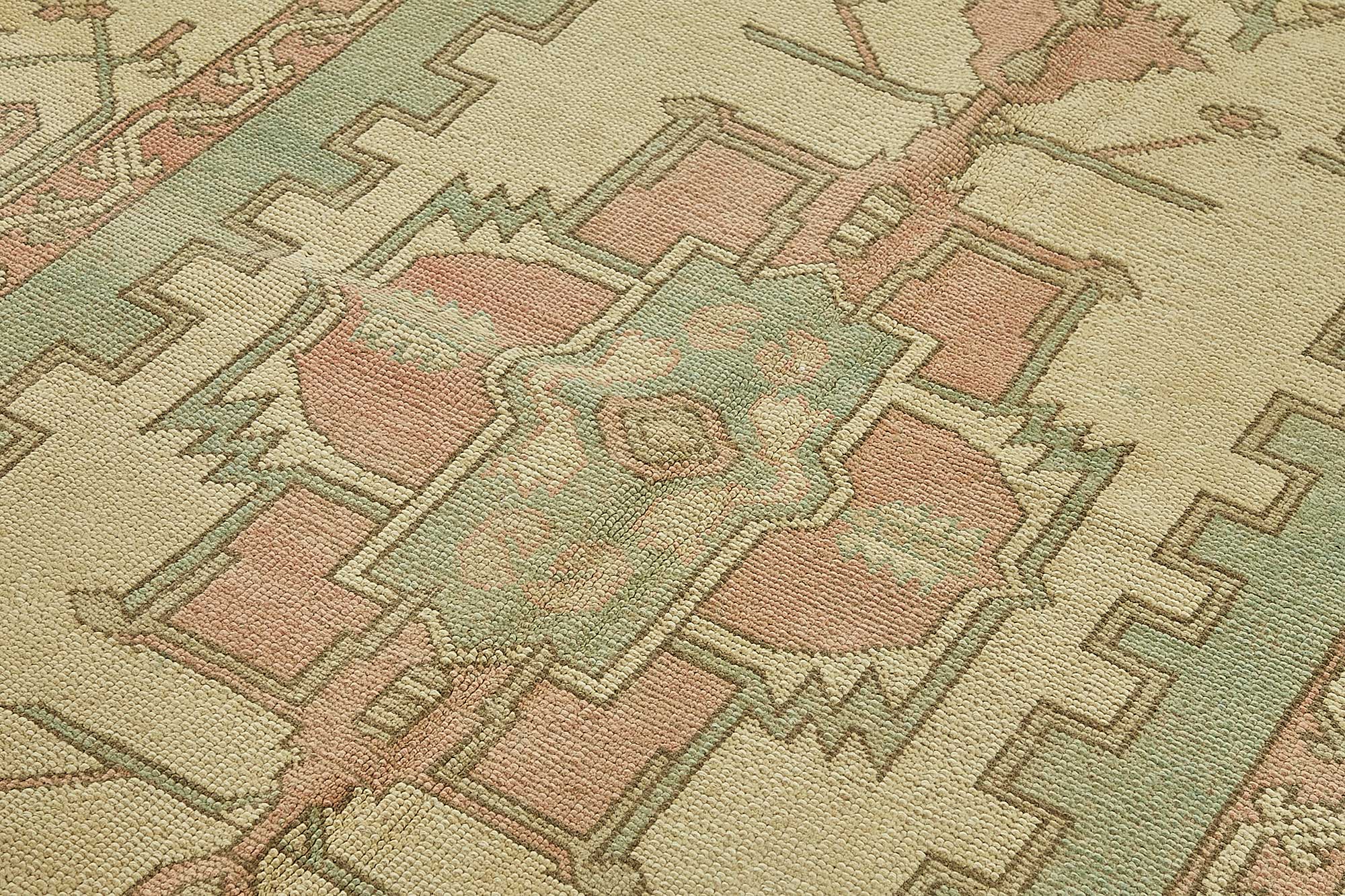 5x8 Beige Handmade Oriental Rug - 50008