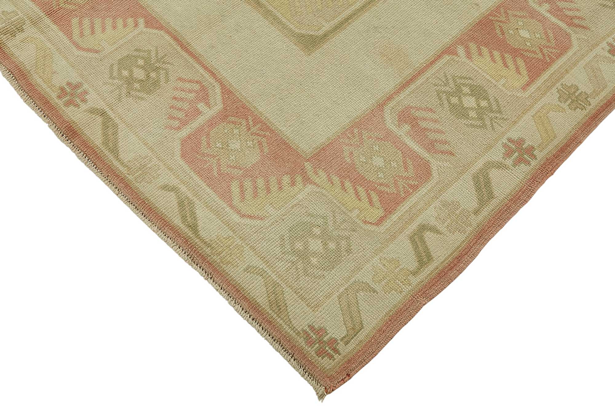 5x8 Beige Handmade Oriental Rug - 50009