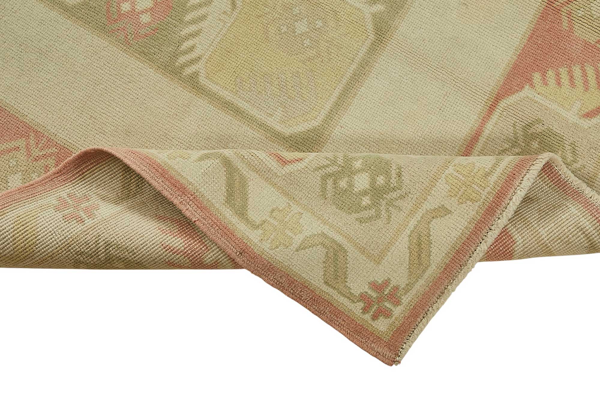 5x8 Beige Handmade Oriental Rug - 50009