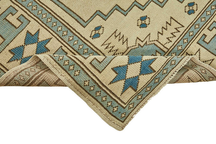 6x8 Beige Handmade Oriental Rug - 50010