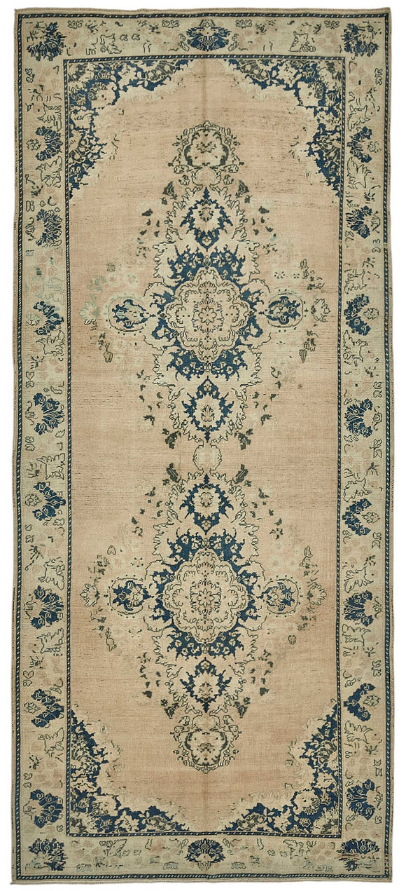 5x12 Beige Handmade Oriental Rug - 50013