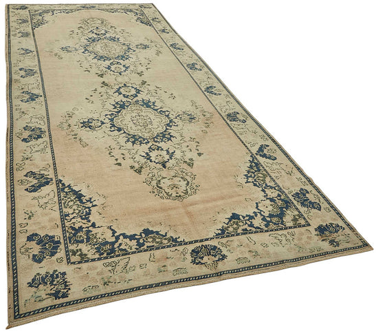 5x12 Beige Handmade Oriental Rug - 50013
