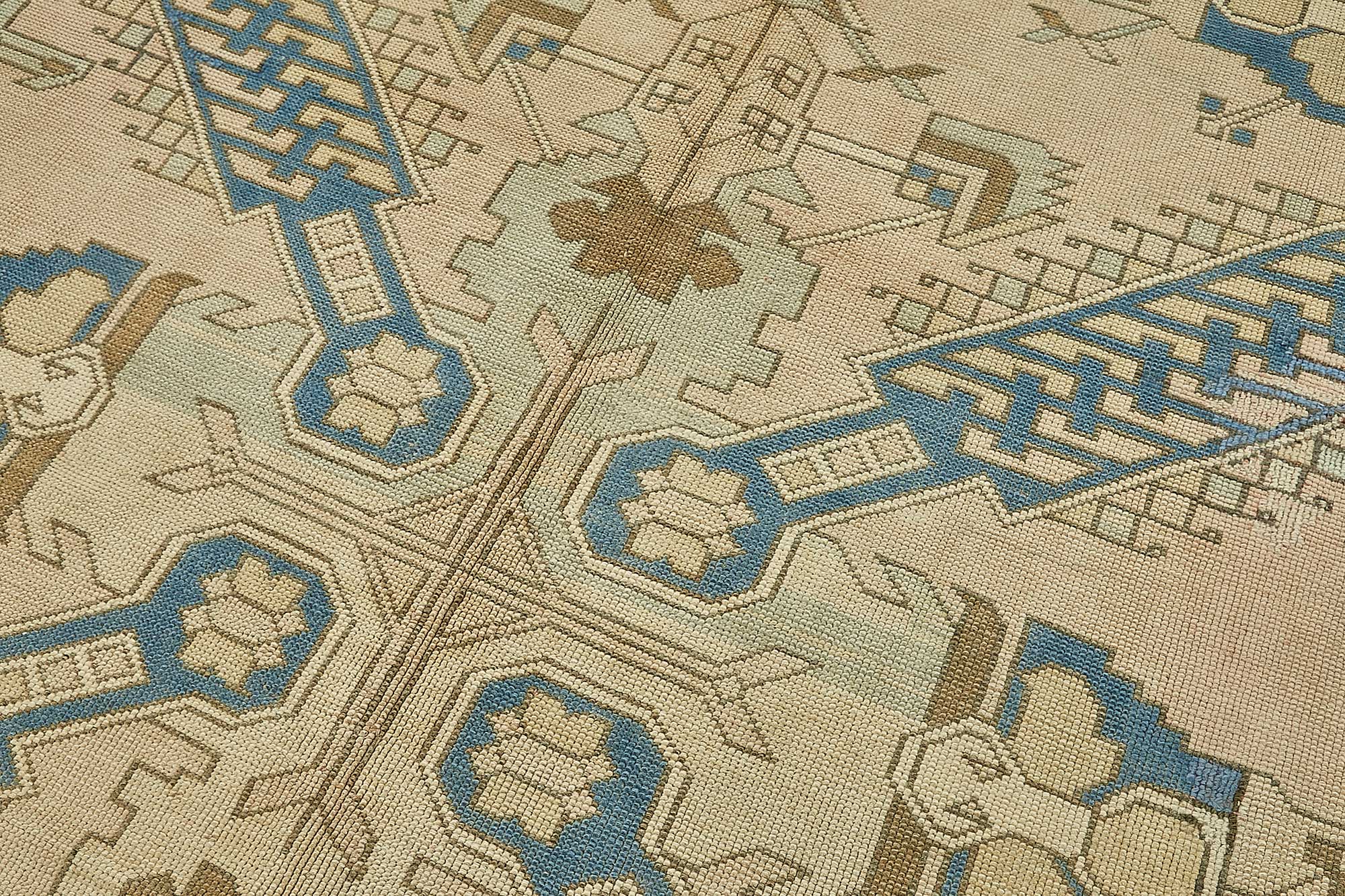 8x10 Beige Handmade Oriental Rug - 50014