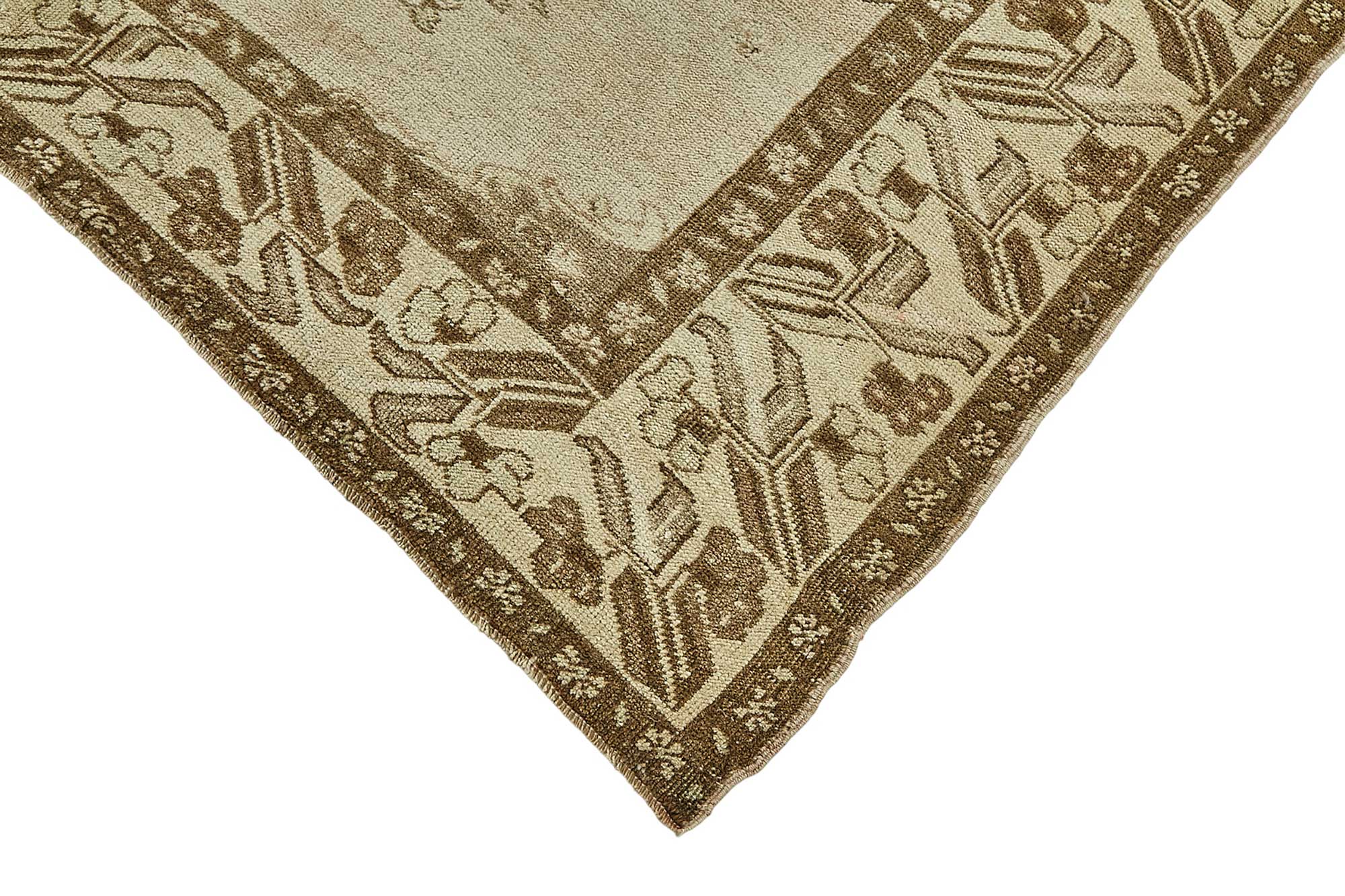 5x10 Beige Handmade Oriental Rug - 50018