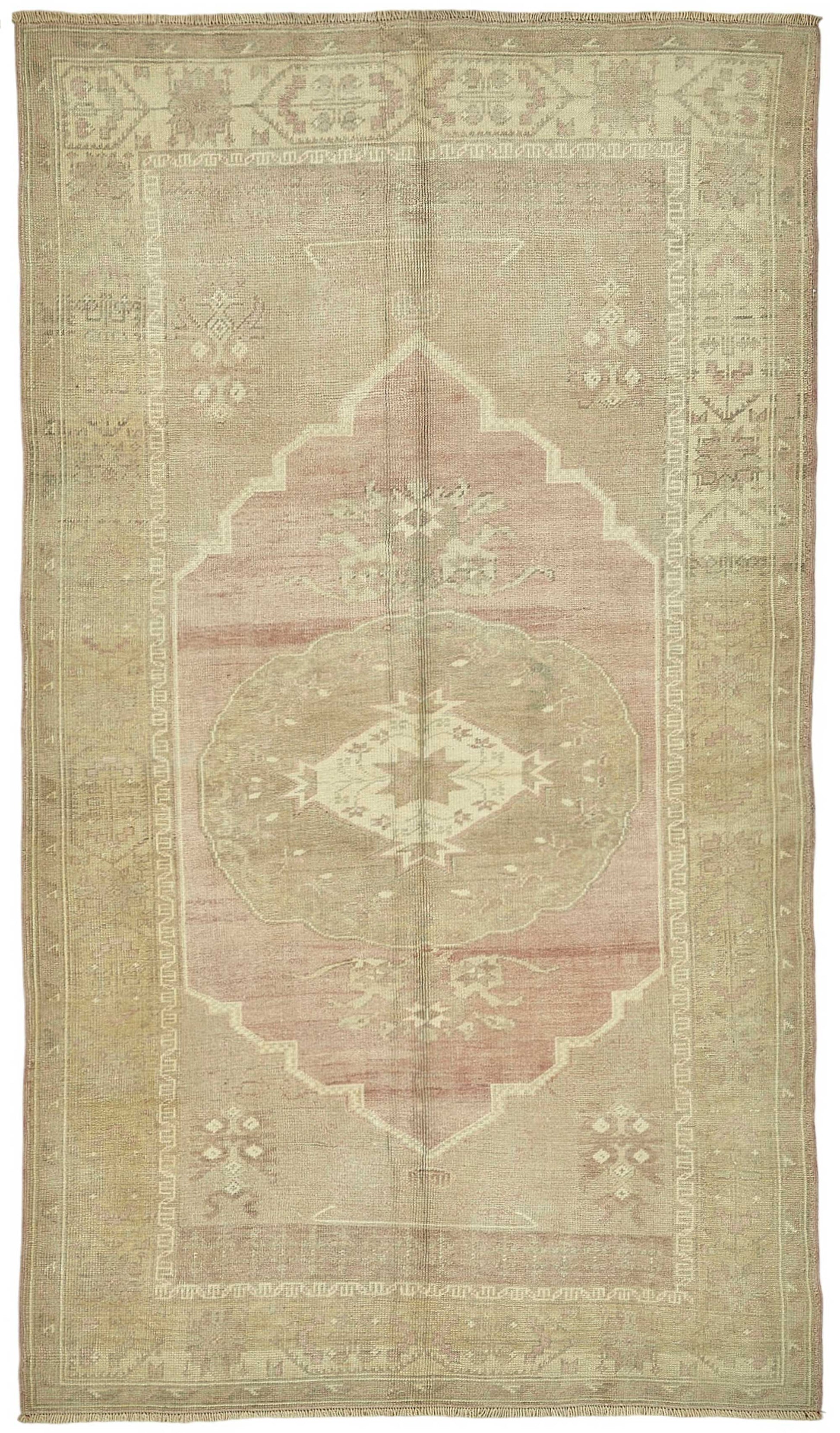 5x9 Beige Handmade Oriental Rug - 50019