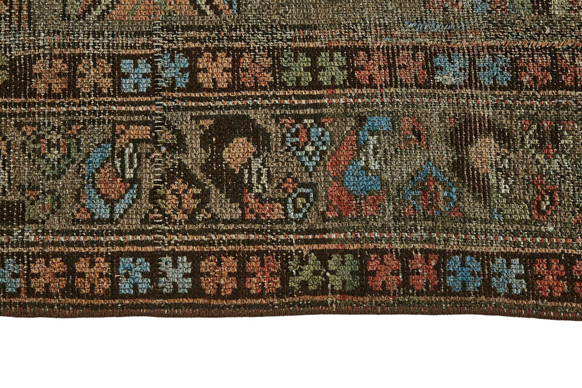 4x6 Antique Persian Bakhtiari Rug - 50021