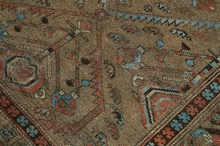 4x6 Antique Persian Bakhtiari Rug - 50021