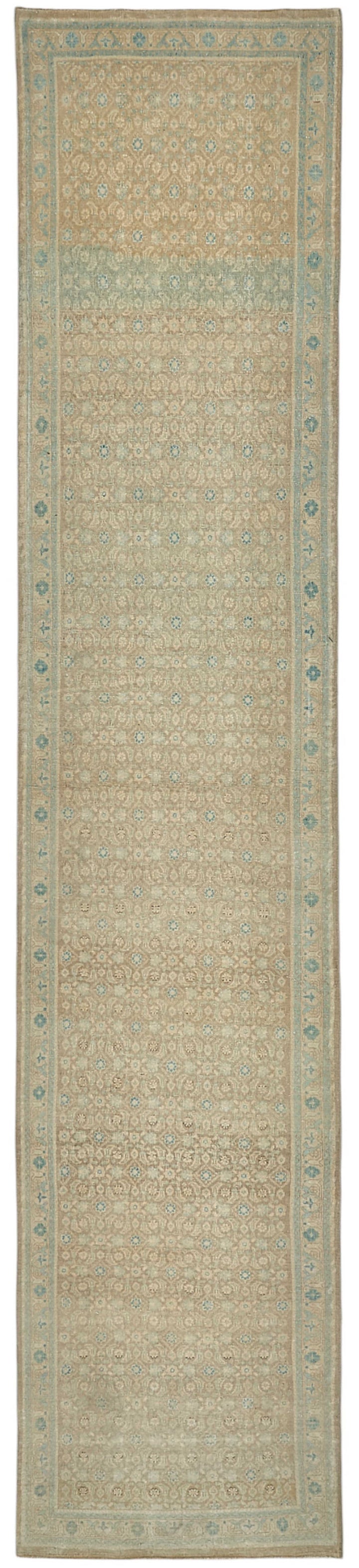 3x14 Antique Persian Kerman Runner Rug - 50026