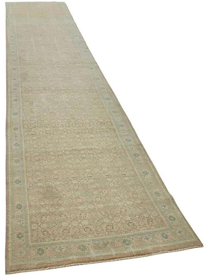 3x14 Antique Persian Kerman Runner Rug - 50026