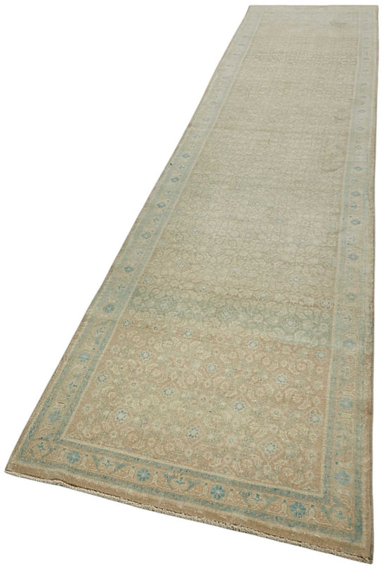3x14 Antique Persian Kerman Runner Rug - 50026