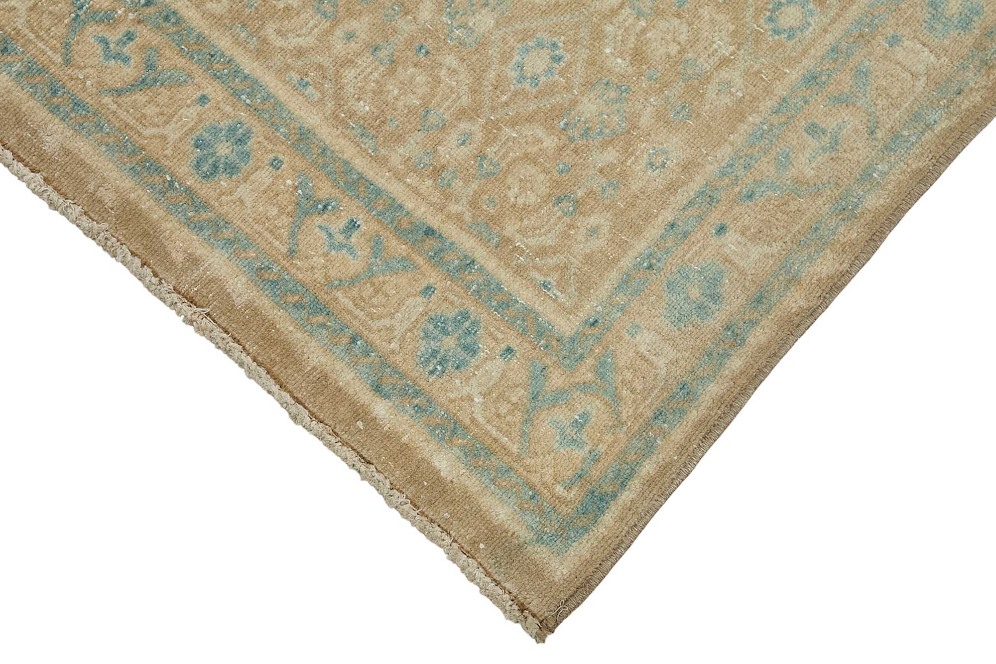 3x14 Antique Persian Kerman Runner Rug - 50026