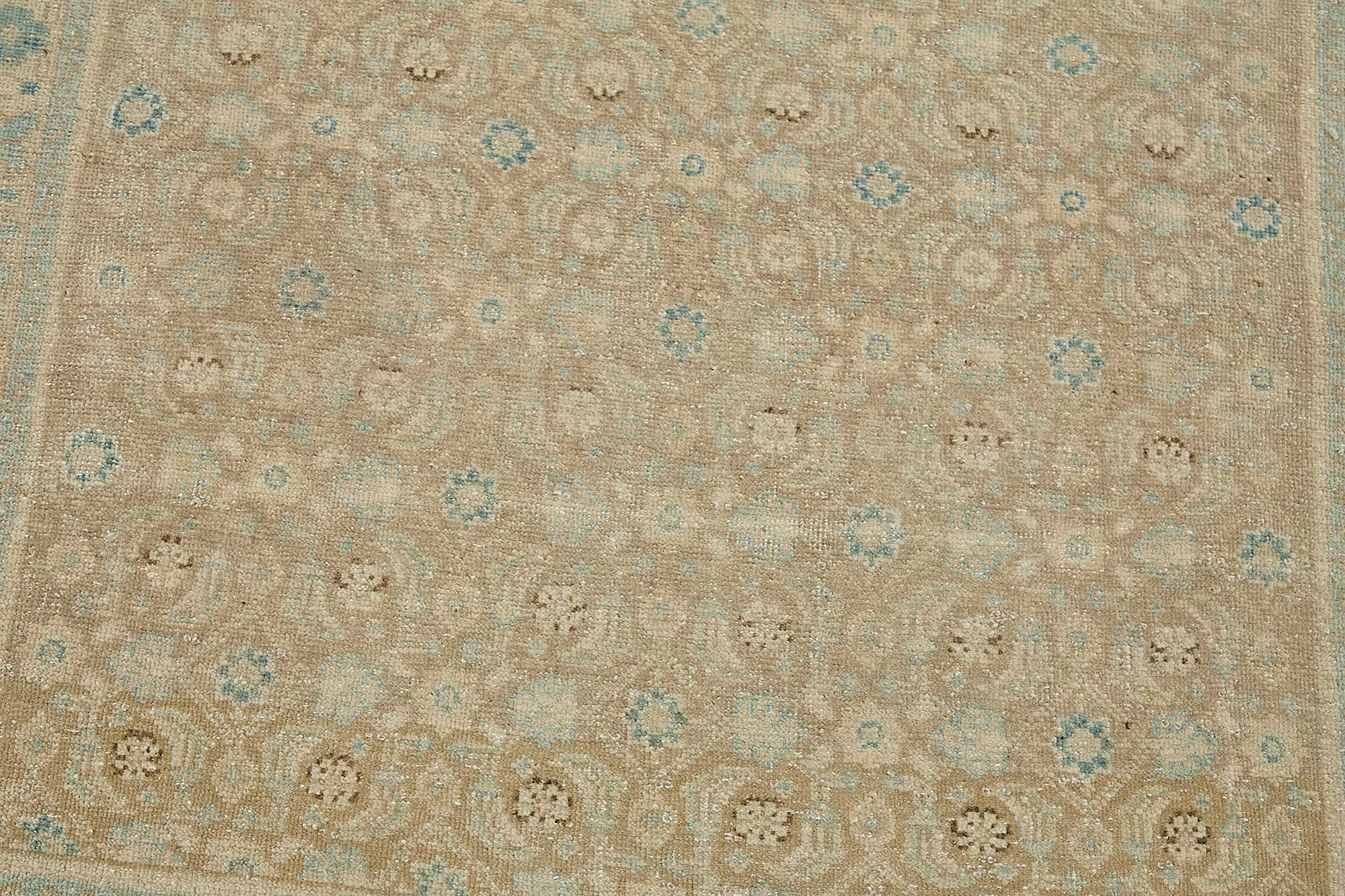 3x14 Antique Persian Kerman Runner Rug - 50026