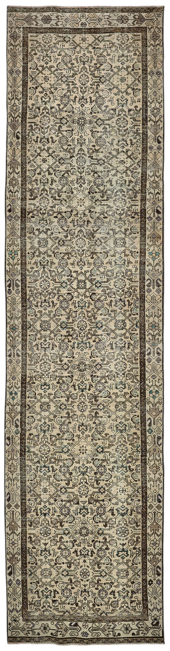 3x13 Antique Persian Malayer Rug - 50027
