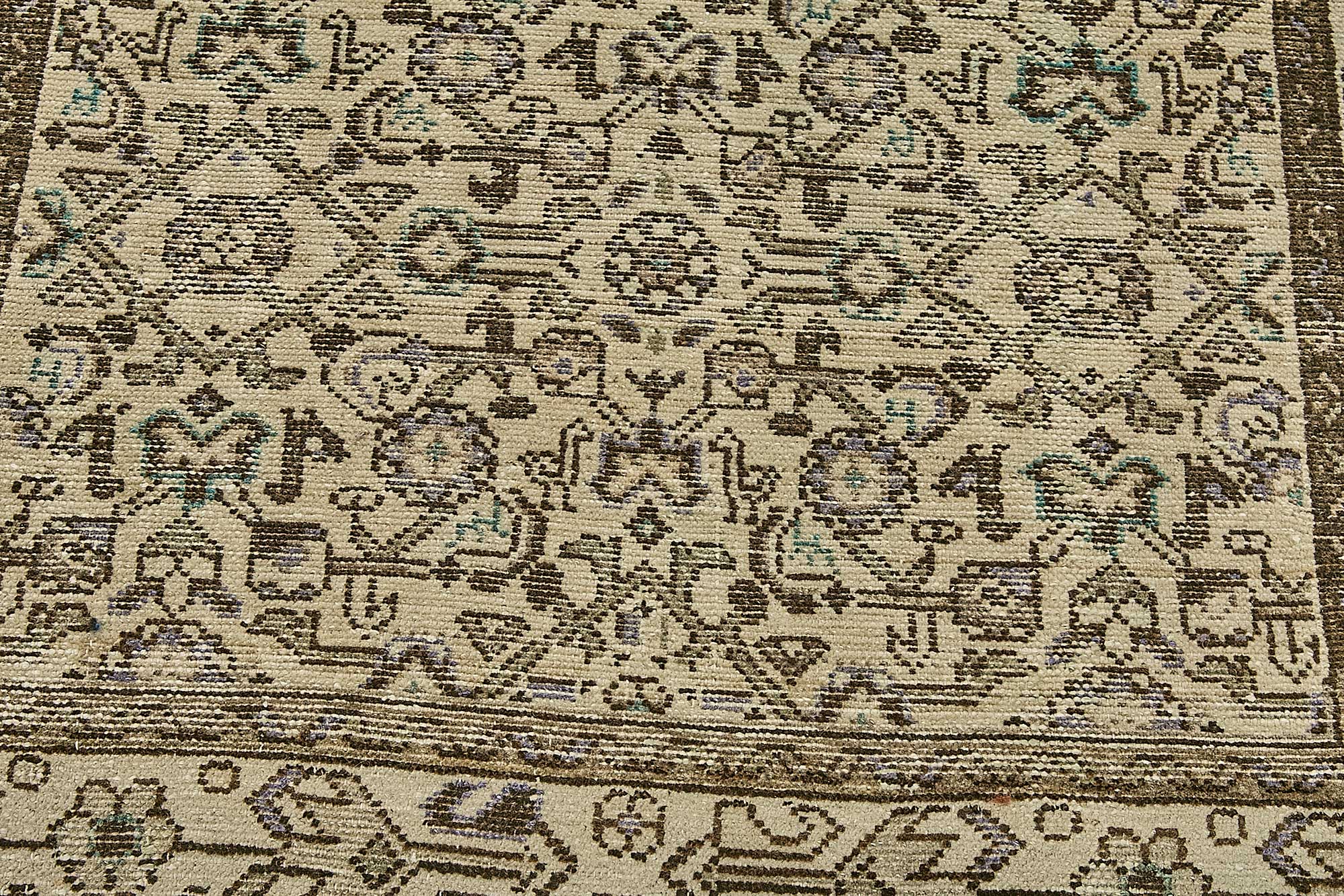 3x13 Antique Persian Malayer Rug - 50027