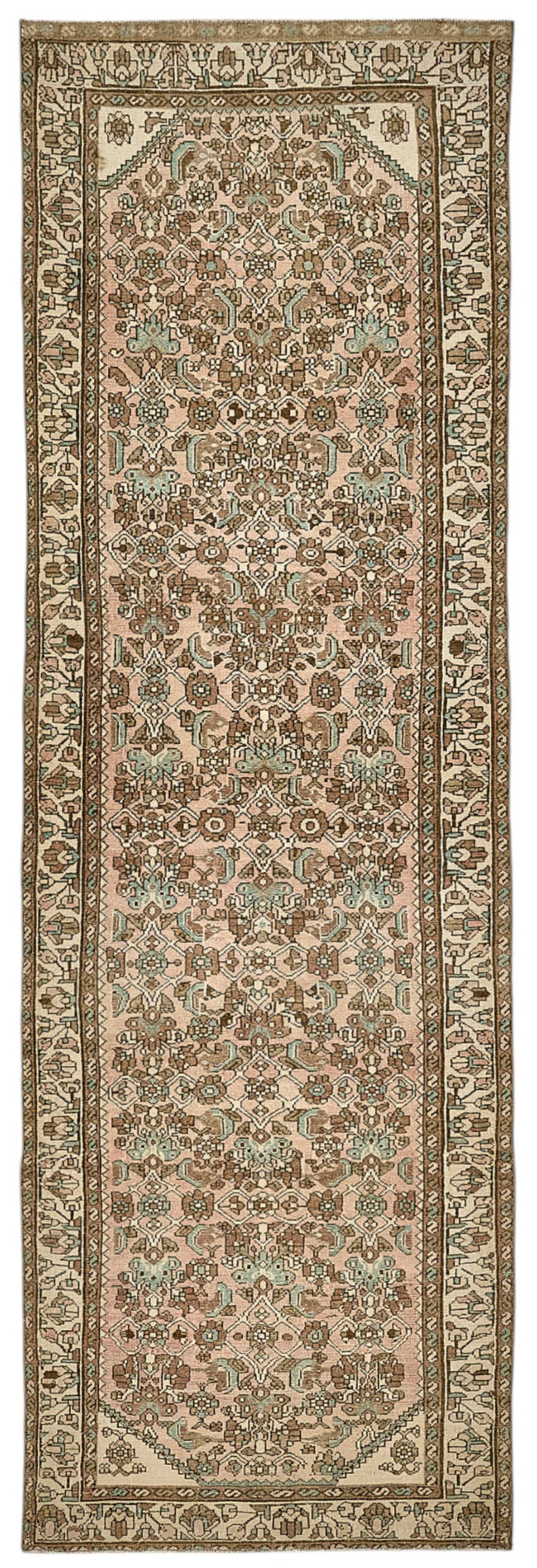 4x12 Antique Persian Kurdish Runner - 50029