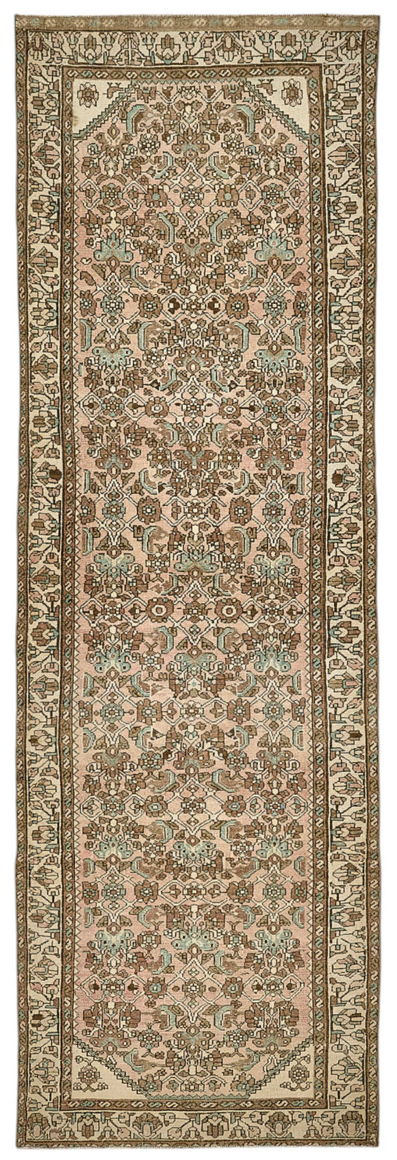 4x12 Antique Persian Kurdish Runner - 50029