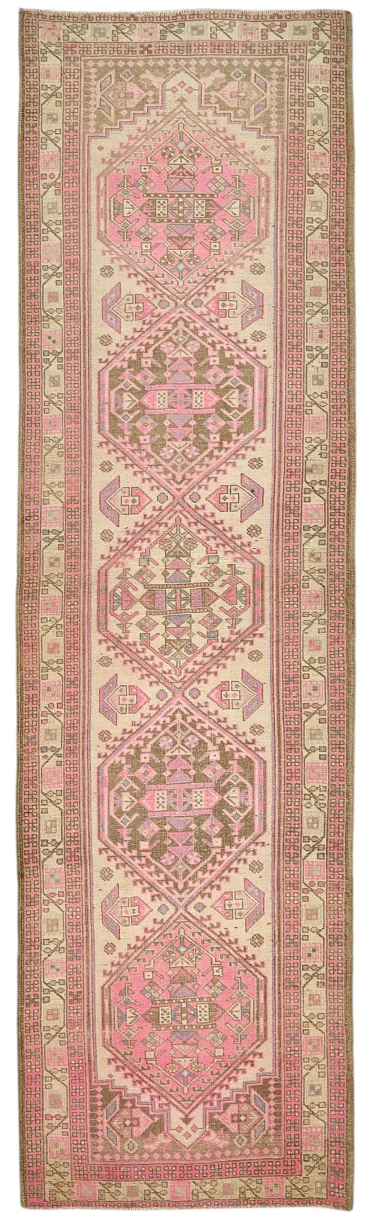 3x10 Antique Turkish Kars Runner - 50030