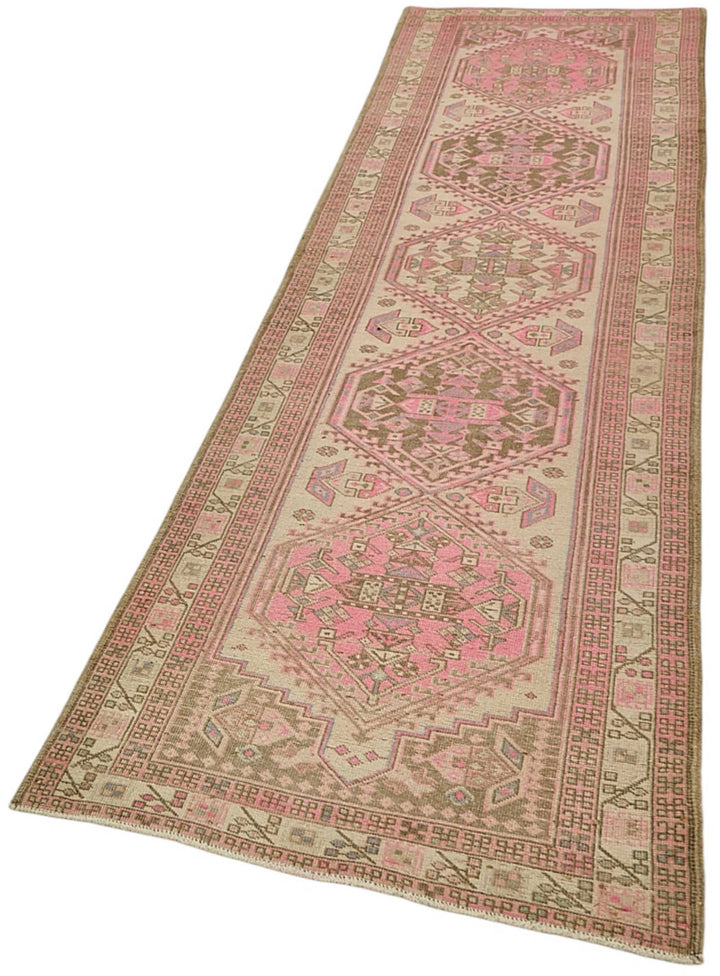3x10 Antique Turkish Kars Runner - 50030