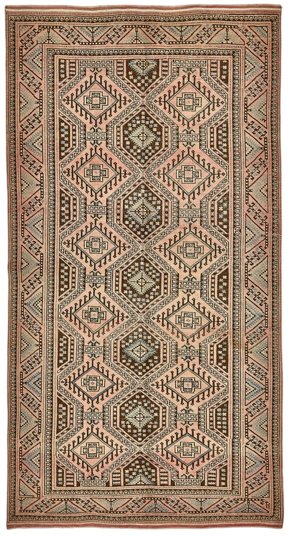 5x9 Antique Persian Kurdish Rug - 50031