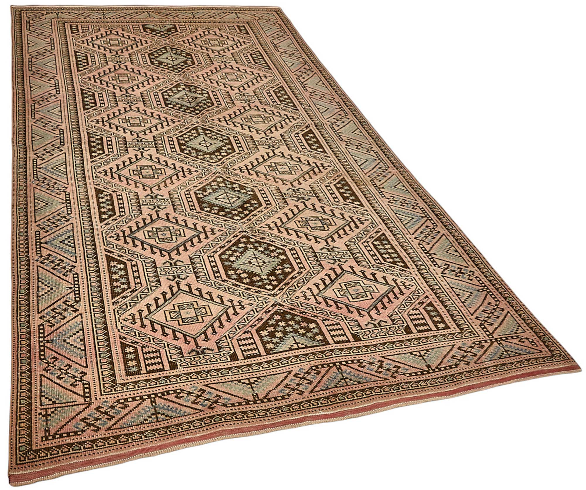 5x9 Antique Persian Kurdish Rug - 50031