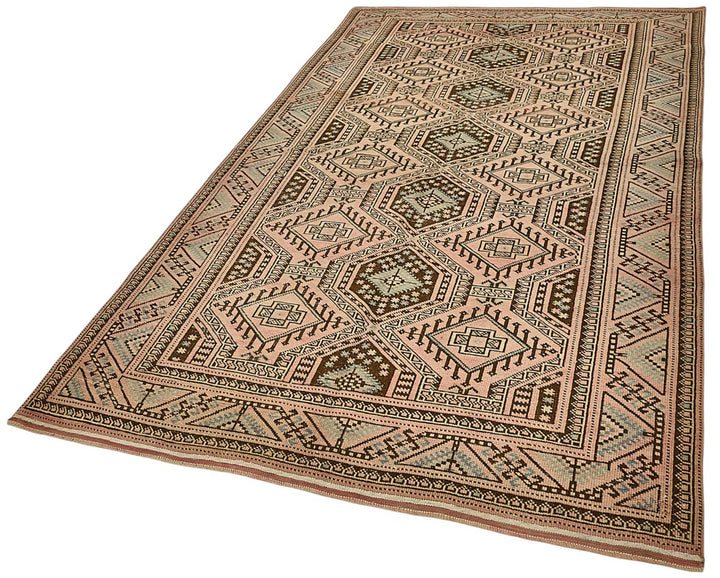 5x9 Antique Persian Kurdish Rug - 50031