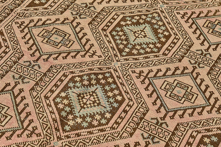 5x9 Antique Persian Kurdish Rug - 50031