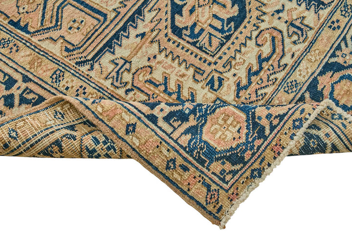 7x10 Antique Persian Heriz Rug - 50032