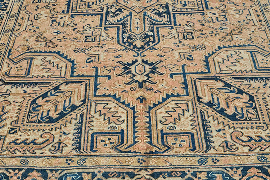 7x10 Antique Persian Heriz Rug - 50032