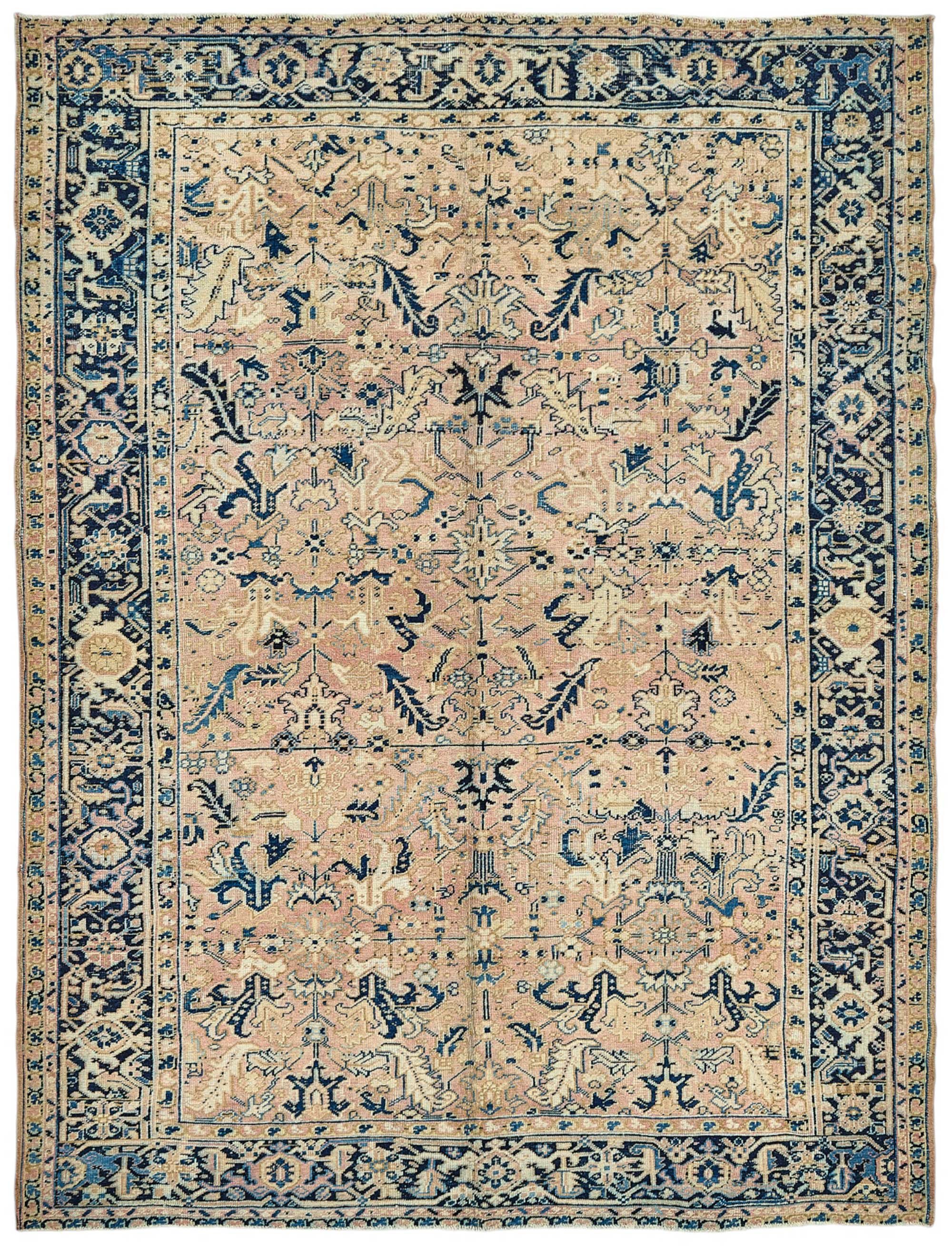 8x11 Vintage Persian Heriz Rug - 50034