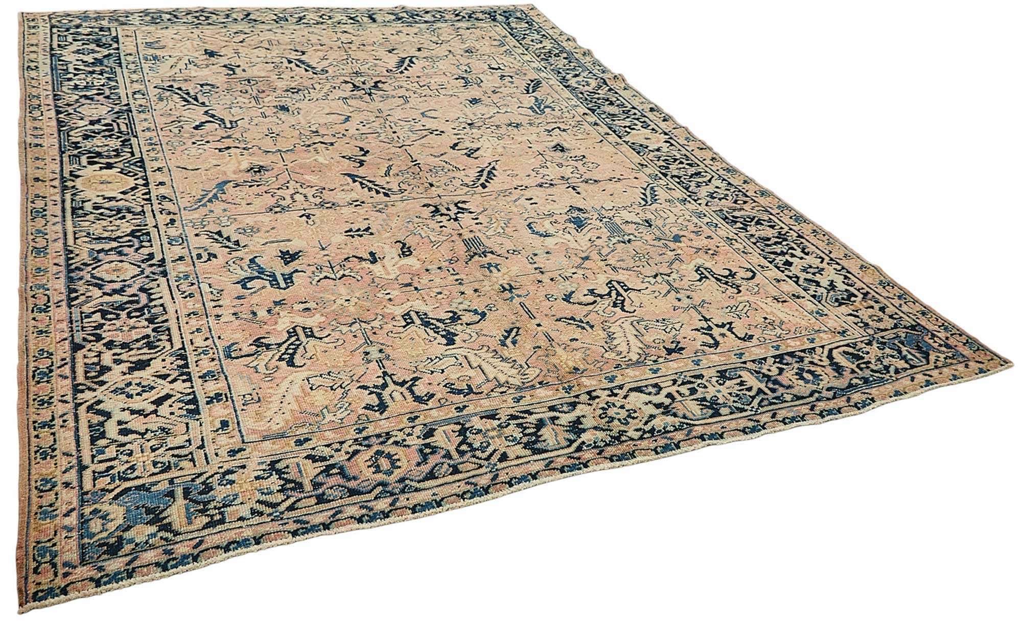 8x11 Vintage Persian Heriz Rug - 50034