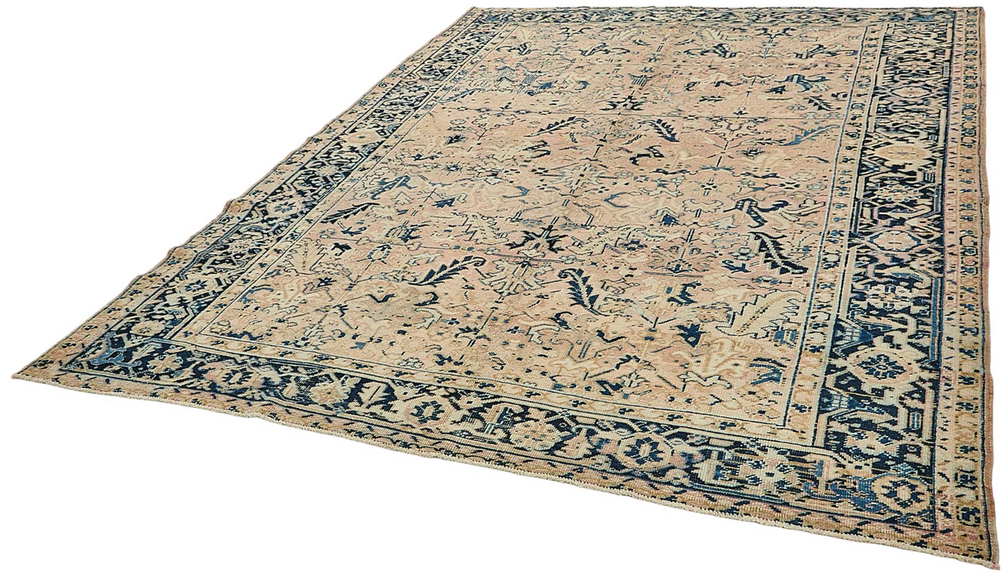 8x11 Vintage Persian Heriz Rug - 50034