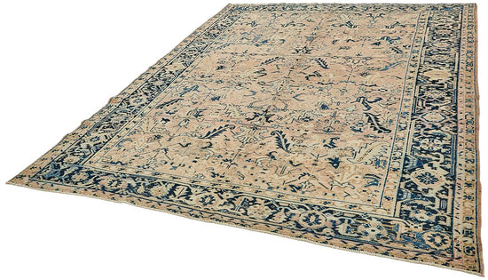 8x11 Vintage Persian Heriz Rug - 50034