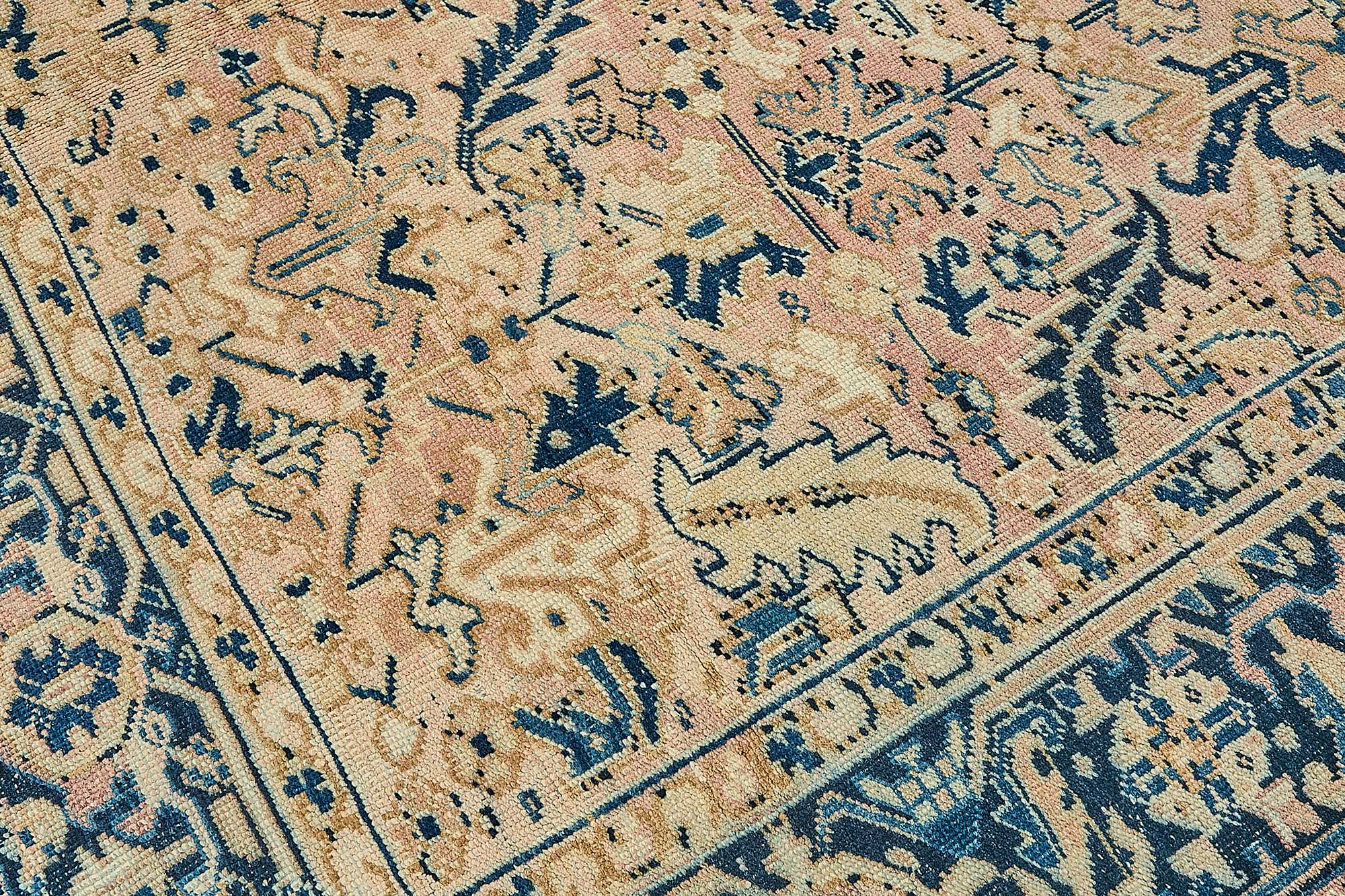 8x11 Vintage Persian Heriz Rug - 50034