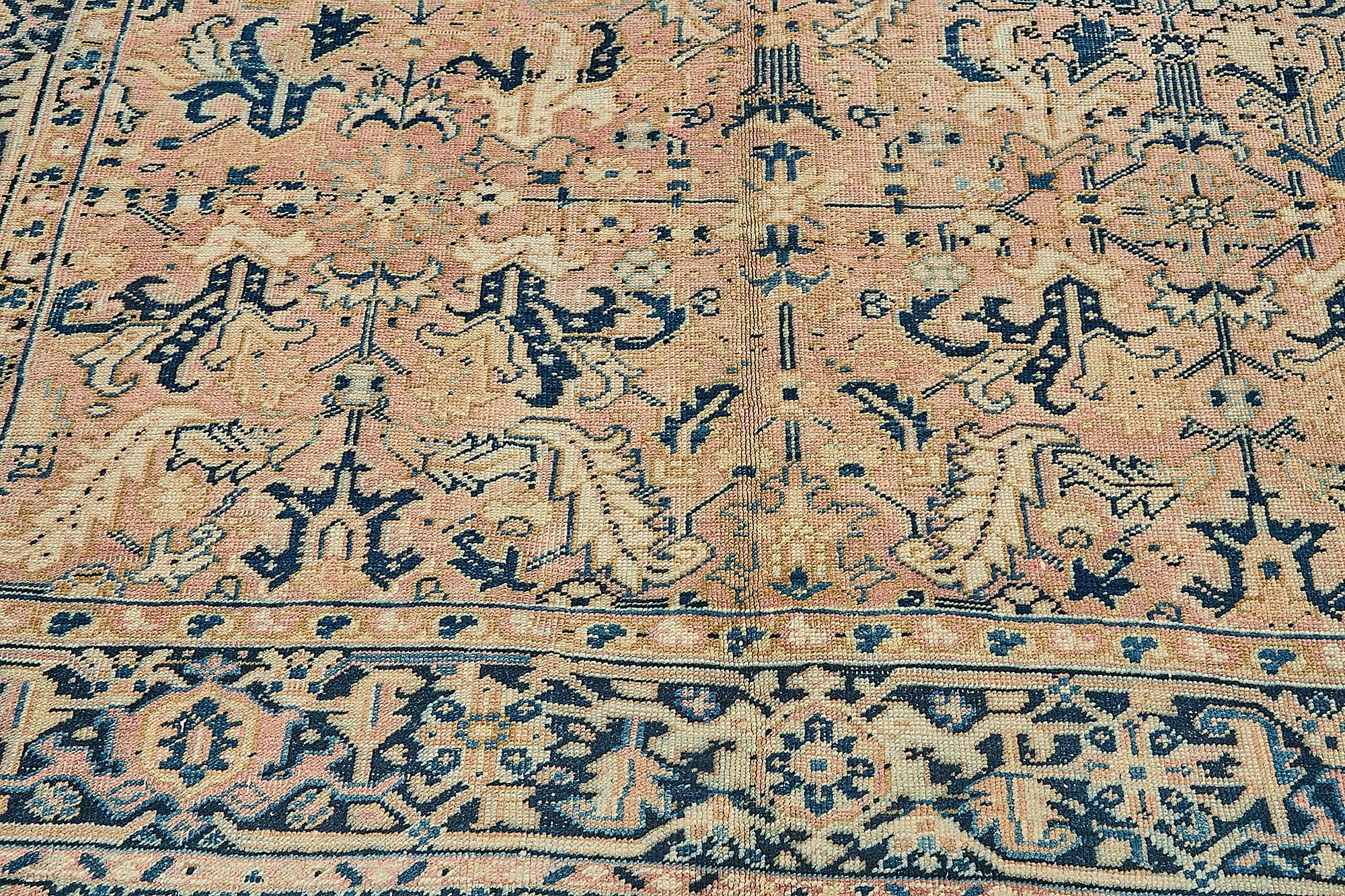 8x11 Vintage Persian Heriz Rug - 50034