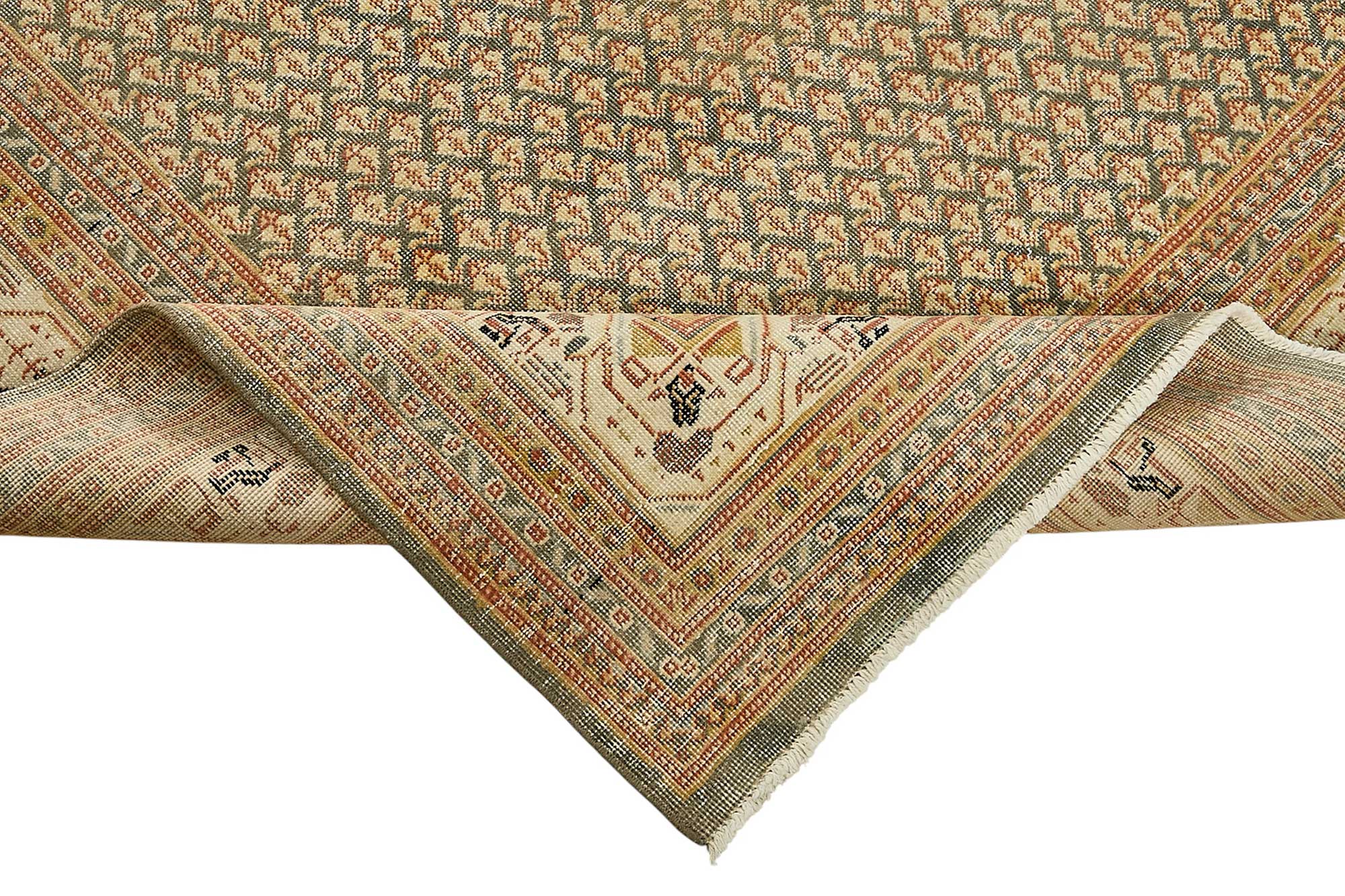 8x10 Vintage Persian Tabriz Rug - 50036