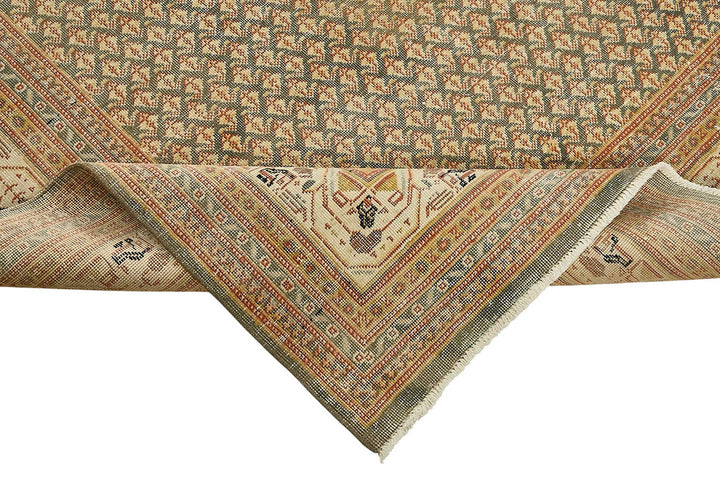 8x10 Vintage Persian Tabriz Rug - 50036