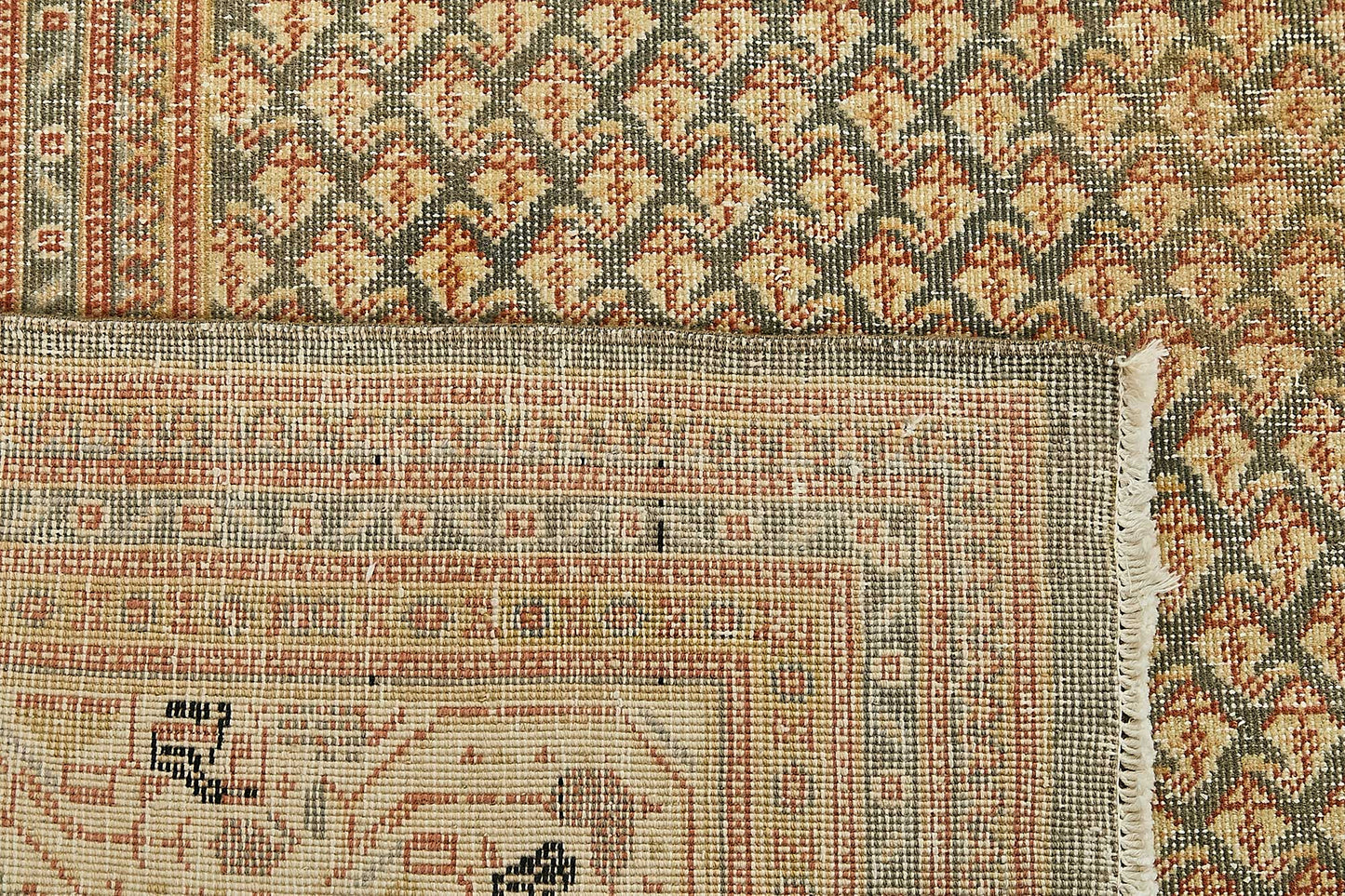 8x10 Vintage Persian Tabriz Rug - 50036