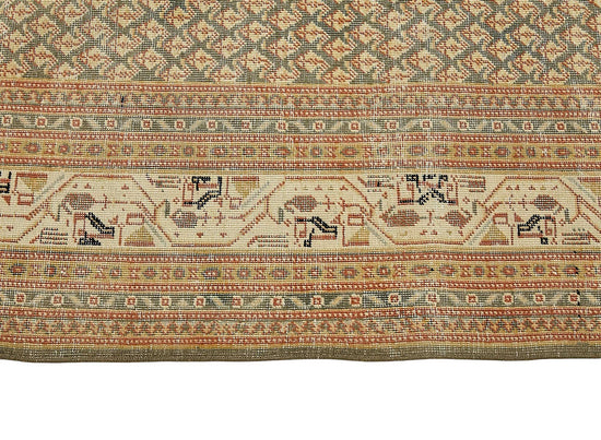 8x10 Vintage Persian Tabriz Rug - 50036