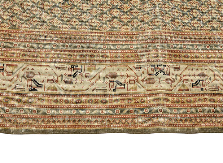 8x10 Vintage Persian Tabriz Rug - 50036