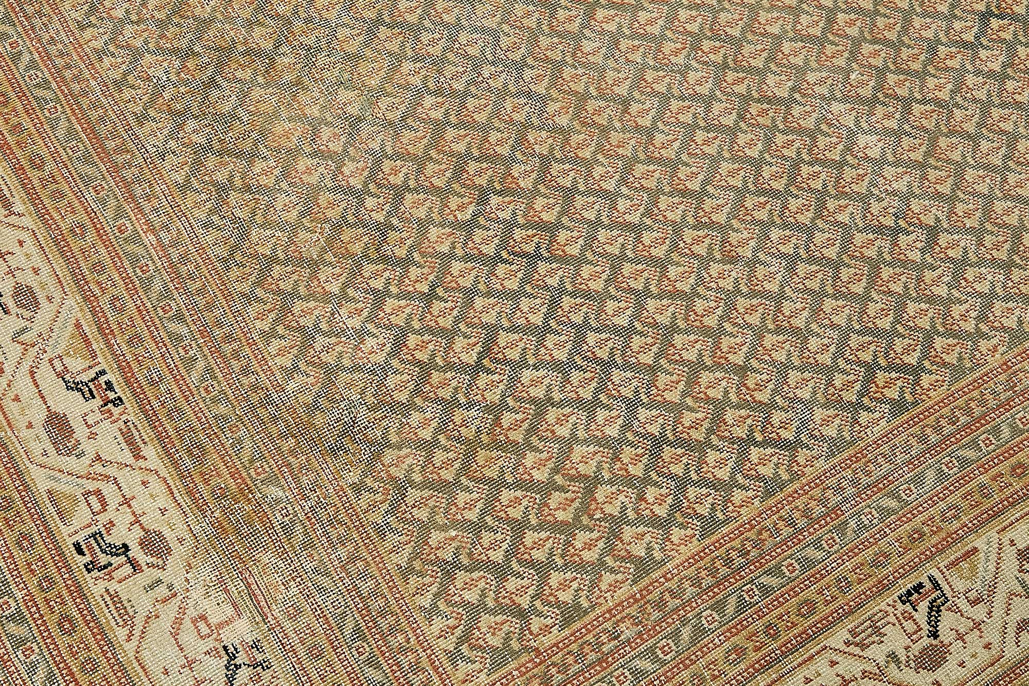 8x10 Vintage Persian Tabriz Rug - 50036