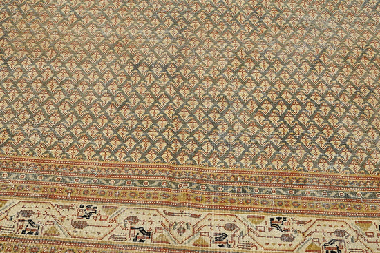 8x10 Vintage Persian Tabriz Rug - 50036