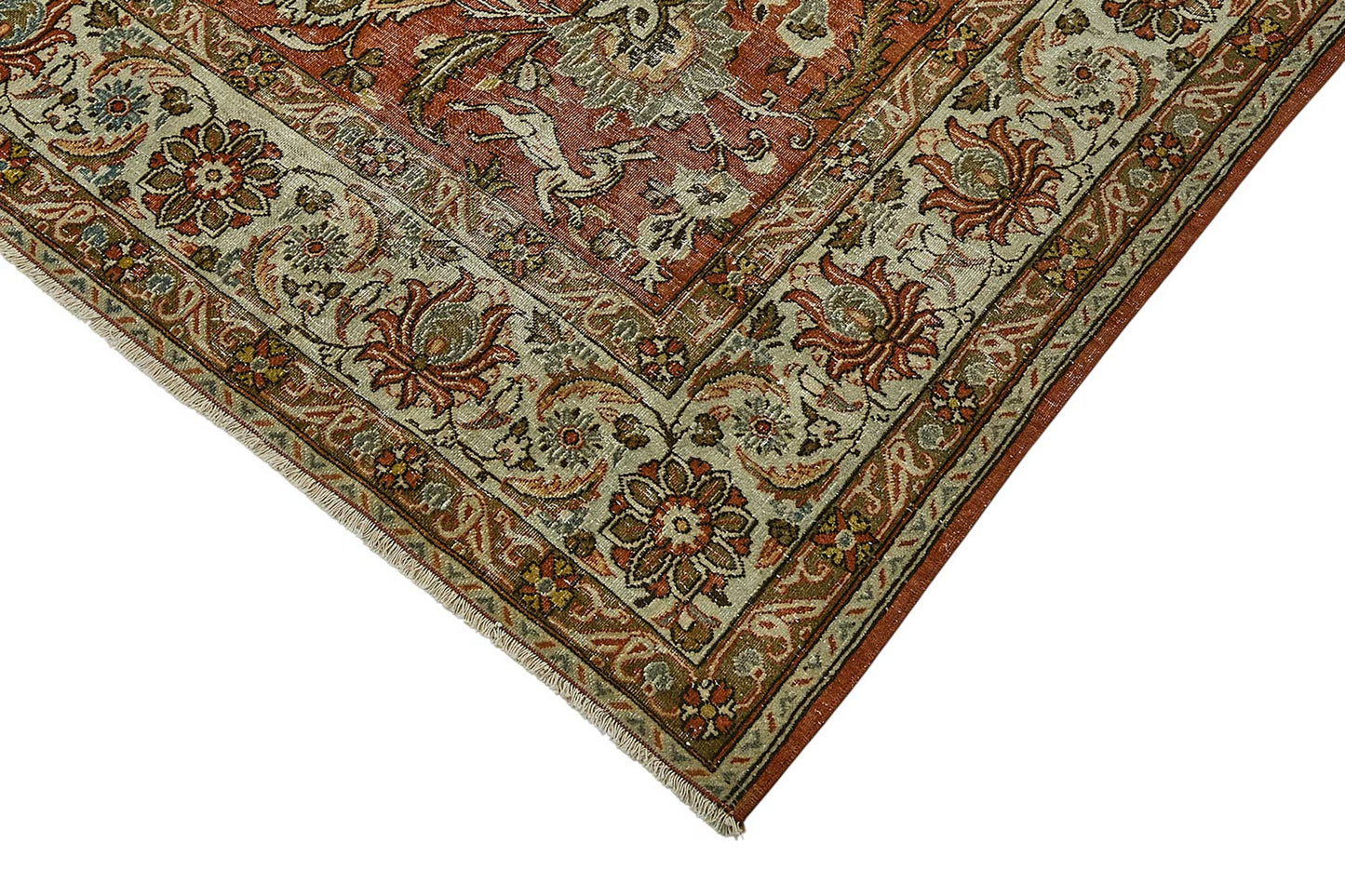 8x11 Vintage Persian Kashan Rug - 50037