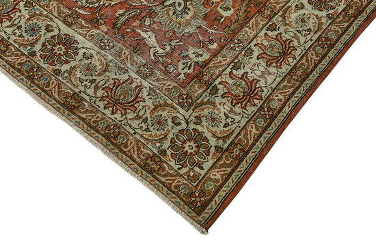 8x11 Vintage Persian Kashan Rug - 50037